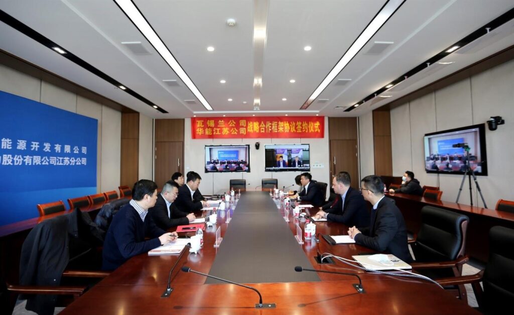 Wärtsilä and Huaneng Jiangsu sign strategic cooperation framework agreement to develop sustainable power generation in China